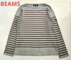 BEAMS ビームス　ロンT ボーダー　青黒　Mサイズ