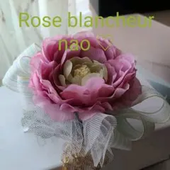 ハンドメイド♡ふんわり・モーブ系ラナンキュラス コサージュ♡入卒式・イベント