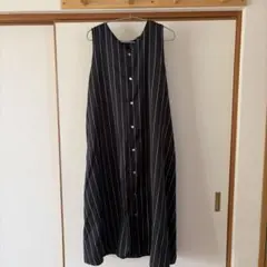 grove ノースリーブワンピース　Ｖネック 前開きのサムネイル