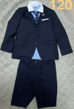 キッズ用 子ども スーツ （シャツ・ネクタイ付き） 入学式 冠婚葬祭