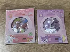 [正規品]サンリオキャラクターズ カプセルフレークステッカーズ キティ・クロミ