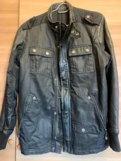 DIESEL デニム×合成皮革 おしゃれ ジャケット