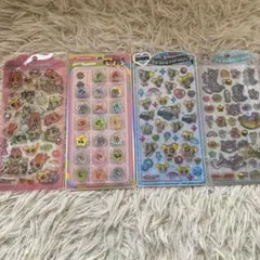 正規品 ♡ パワーパフガールズ トム＆ジェリー うるちゅるポップシール　4点