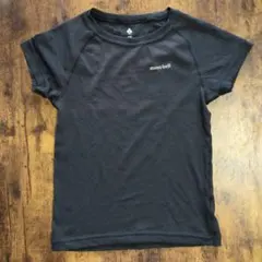 mont-bell ジオライン L.W.Tシャツ 120 ブラック