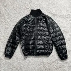 OLD ユニクロ　リバーシブル　ダウンジャケット　短丈　ブラック　L y2k