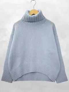 ギャルリーヴィー トゥモローランド ファインウール タートルネックニットセーター