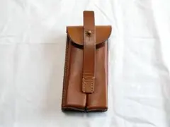 ツールバック 本ヌメ革製 バイク 自転車 etc 携帯バック 茶色 - メルカリ