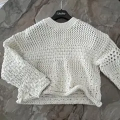 ZARA コットン　サマーニット