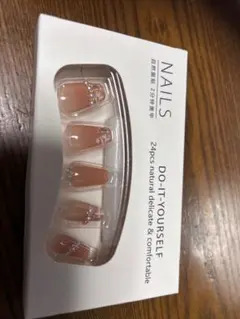 DIY ネイルチップ 24個入り 自然な色合い