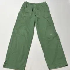 UNIQLO メンズ　Mサイズ　コットンリラックスアンクルパンツ　グリーン