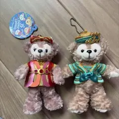 新品⭐︎35周年 ダッフィー シェリーメイ ぬいぐるみバッヂ