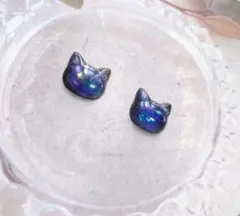 きらめきキャット/金具変更可 匿名配送
