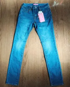 【新品タグ付】RONI ロニィ ストレッチ デニムパンツ 160（L）ブルーのサムネイル