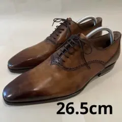 サントーニ　プレーントゥ　カモブラウン迷彩　26.5センチ　お値下げ可 サントーニ プレーントゥ カモブラウン迷彩 26.5センチ お値下げ