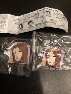 クレヨンしんちゃん　カプセルヘアクリップ４　チャコ2個セット