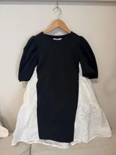 SNIDEL パフスリーブティアードトップス