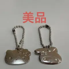 50周年ハローキティ マイメロディ ノベルティキーホルダー