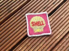 【70's SHELL ワッペン】ビンテージ シェル石油