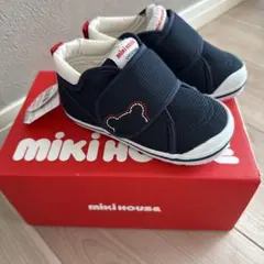 miki HOUSE ネイビー スニーカー 日本製