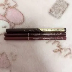 CEZANNE 極細アイライナーEX CANMAKEクリーミータッチライナー