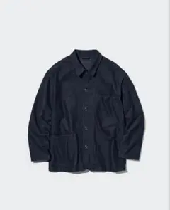UNIQLO ユーティリティジャケットネイビー Lサイズのサムネイル