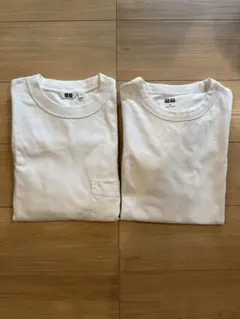UNIQLO Uユニクロユー　カットソー　2枚　Mサイズ　長袖半袖