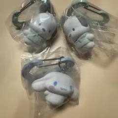 サンリオ　カラフルカラビナマスコットチャーム　シナモロール　ポチャッコ2　計3個