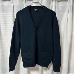 【未使用】UNIQLO ユニクロ ピュアニューウールニットカーディガン M