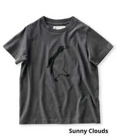 新品 フェリシモ サニークラウズ 反毛天じくＴシャツ おっちょこペンギンTシャツのサムネイル