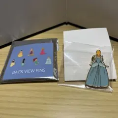 送料無料　匿名配送　ディズニー　シンデレラ　ピンバッジ　後ろ姿　新品　未使用