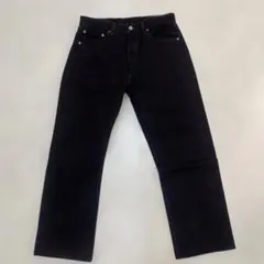 米国製リーバイス501 後染め　W33 ブラックデニム