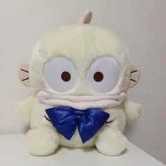 タグ付き　ハンギョドン ぬいぐるみ 青いリボン付きのサムネイル