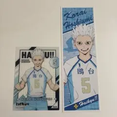 ハイキュー!! 星海光来 カード ステッカー まとめ売り