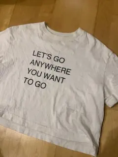 GU プリント ホワイト Tシャツ キッズ　150cm