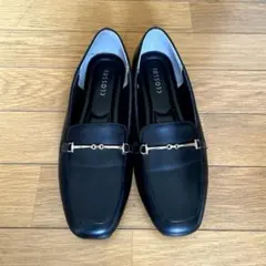 CLOSSHI ビット付ローファー パンプス　M ブラック　黒