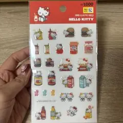 未開封　サンリオ　ハローキティ　キティ　シール　韓国限定　ステッカー