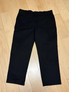 希少 90s USA製ディッキーズ 874ワークパンツ ブラックゴールデン