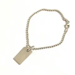 GUCCI グッチ ブレスレット プレート ボールチェーン シルバー925