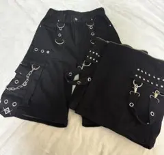 『REFLEM/レフレム』2WAYワイドデニムカーゴパンツ