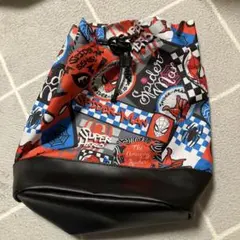 スパイダーマン プラチナムザッカ巾着リュック