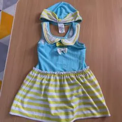 ブリーズ　水着 ワンピースとスイムキャップのセット