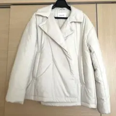 メイソングレイ THINDOWNチェスタージャケット≪洗濯機で洗える≫ ホワイト