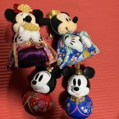 ミッキー・ミニー ひな祭りぬいぐるみセット