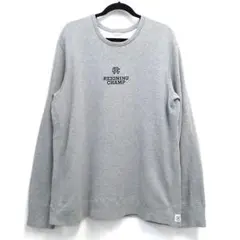 12 REIGNING CHAMP スウェット XL ロゴ刺繍 グレーのサムネイル