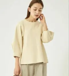未使用タグ付！green label relaxing プルオーバー カットソー