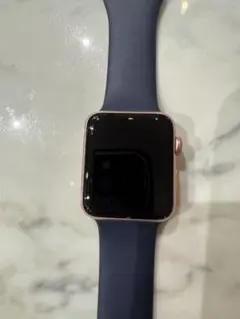 AppleWatchSeries2 38mm ローズゴールド ネイビー　ジャンク
