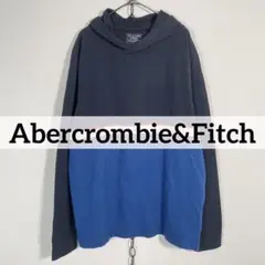 00s Abercrombie&Fitch ライトフードパーカー 薄手 Lサイズ