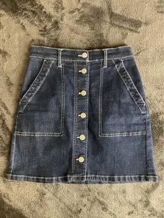 【美品！】WEGO デニムスカート Sサイズ ボタン付き