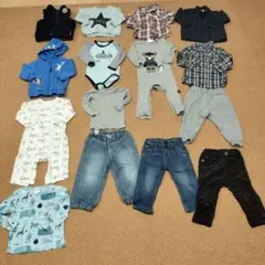 ベビー服 子供服 80cm 男の子 秋冬 15点 まとめ売り