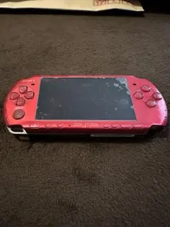 ジャンク品　Sony PSP-3000 本体 レッド